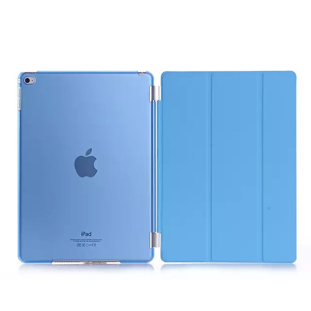 Blue-Transparent shell iPad mini3+