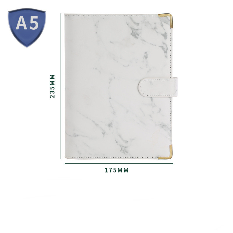 A5 marble white