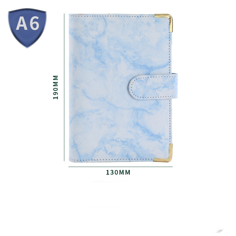 A6 marble blue