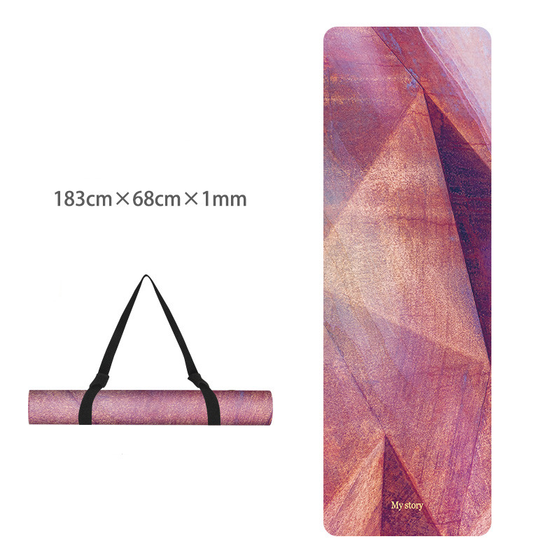 Rose Geometry-Printing rubber yoga mat 1mm-1mm