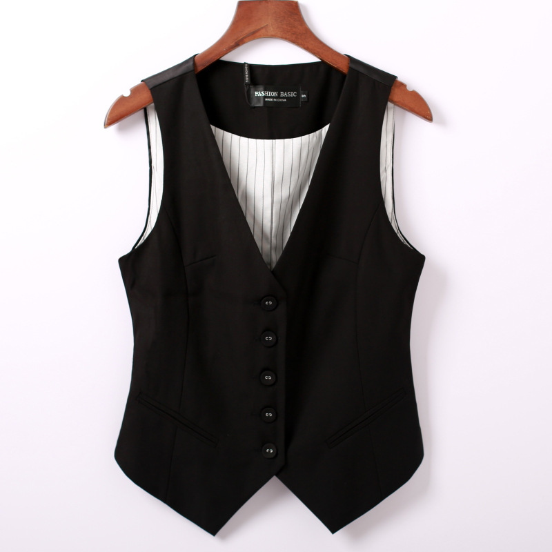 Black suit fabric-L